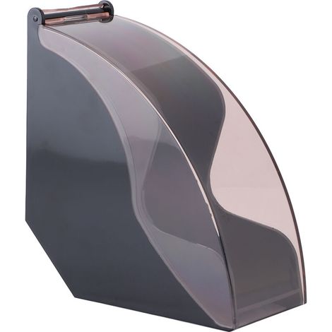 Support de Papier Filtre à café, Support de Papier Filtre à café Acrylique Support de Distributeur de Stockage Noir avec Couvercle Outils de café (2.9x4.9x5.2in) (1/5)