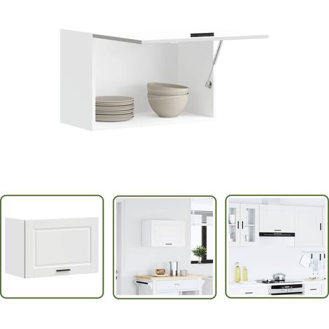 vidaXL Küchen-Hängeschrank Porto Weiß Holzwerkstoff (1/5)