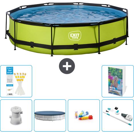 Exit Pool Rund - 360x76 cm - 7-teilig S269