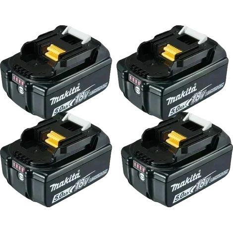 Akku für Elektrowerkzeuge, 18V, Integriertes Batteriemanagementsystem, 4PCS 5.0Ah Batterien (1/2)