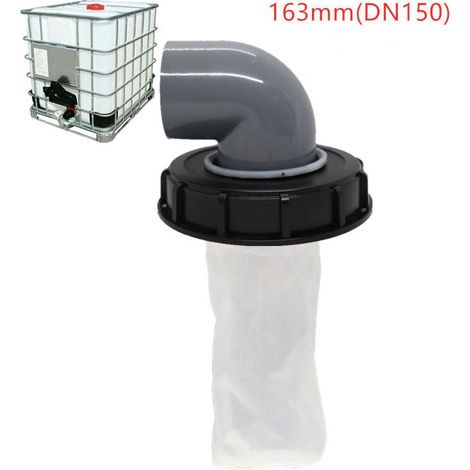 Couvercle Réservoir IBC avec Filtre Nylon Lavable, Filtre Eau de Pluie 1000L, Accessoire Réservoir IBC (1/4)