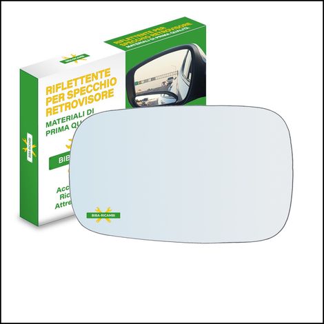 Vetro specchio retrovisore lato sx-guidatore per renault scenic ii (jm0/1) dal 2