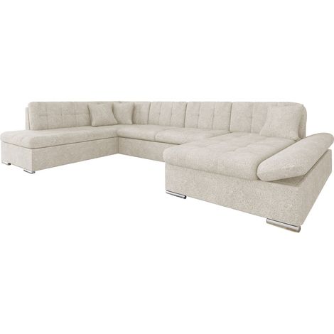 Canapé d'angle Comfivo Tilia I, Coral 65, Disponible, 345x205x76cm, 0 (1/5)