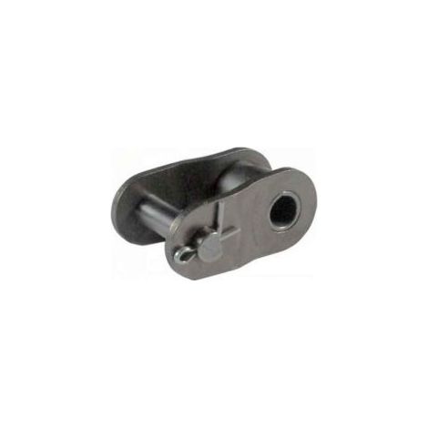 Maillon coudé simple pour chaine acier inoxydable norme ISO 10B1