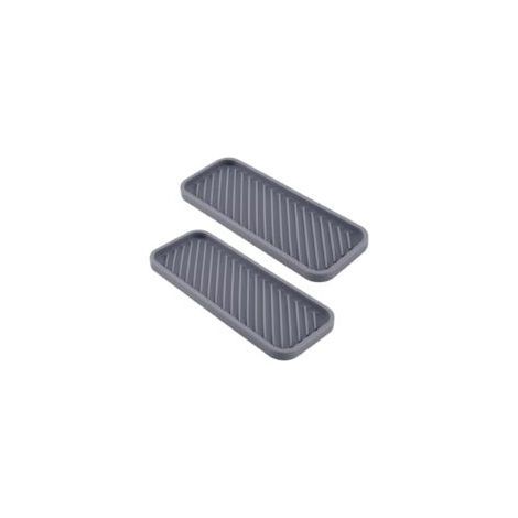 2 Stück Silikon-Schwammhalter, Weinglas-Trockenpad, kleines Silikon-Abtropfpad, rutschfester Schwammhalter, Silikon-Tropfpad - Crezuo (1/4)