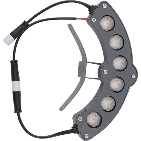 Luminaire décoratif LED en forme d'arc, doré, pour avant-toit de bâtiments anciens extérieurs, 6 W, 24 V CC (1/5)
