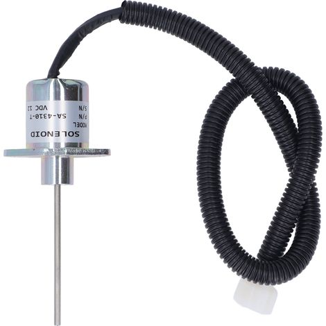 Électrovanne d'arrêt d'urgence SA-4310-T 24ASCUC9SCC28, pièces pour pelles hydrauliques Cummins, 12 V CC (1/5)
