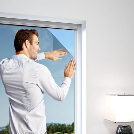 Moustiquaire fenêtre sans percer Gris anthracite Polyester Anti pollen 130x150 cm (1/5)