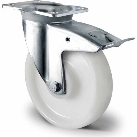 CASCOO Lenkrolle mit Totalfeststeller ø 200 mm Serie Z0Z0 Doppelkugellager K-Serie