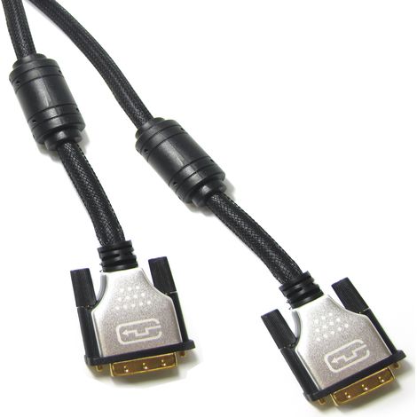 BeMatik - Super DVI-D male vers DVI-D Dual Link male 1,8 m (1/2)