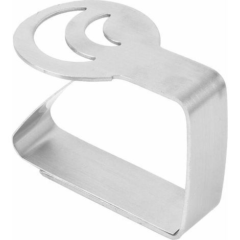 Tischdeckenklammer aus Edelstahl, Mond
