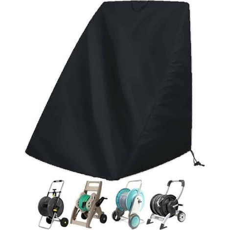 Housse de protection étanche pour enrouleur de tuyau d'arrosage autoportant, compatible avec les chariots à tuyau d'arrosage. (1/5)