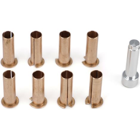 Douilles de réparation pour charnières de porte automobile, adaptées à la réparation des charnières de porte des Jeep Wrangler 1999-2006 (paquet de 8) (1/4)