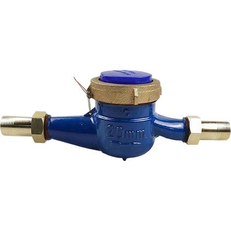 Compteur d'eau en fer résistant à l'oxydation, précision certifiée et entretien simplifié pour les systèmes de tuyauterie domestique, multicolore, 15 unités en fer (1/5)