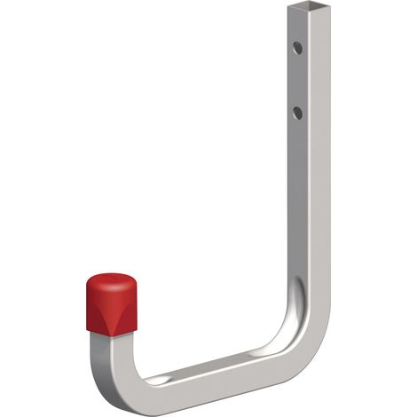 alfer Wandhaken T 8 x H 12 cm Stahl verzinkt rot Haken Universalhaken