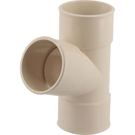 Culotte femelle-femelle 67°30° - Sable - pour tube Nicoll Ø50
