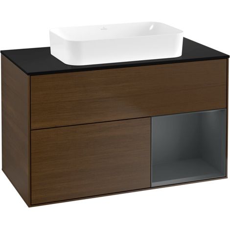 Villeroy & Boch F662HGGN Meuble sous-lavabo Finion F66 (1/2)