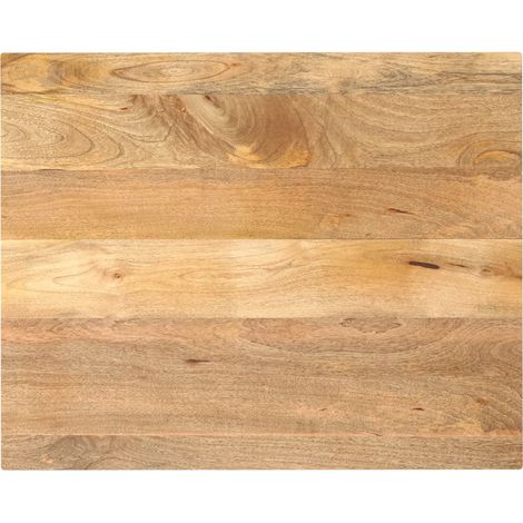 Tischplatte 100x80x3,8 cm Rechteckig Massivholz Mango (1/5)