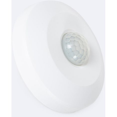 Sensore di Movimento Superficie PIR 360º Circolare Bianco