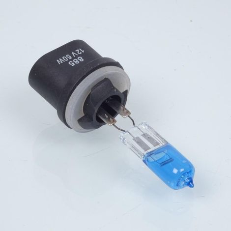 Ampoule PGJ13 bleu 12V 50W H27W/2 885 Brite Lites pour buggy moto (1/4)