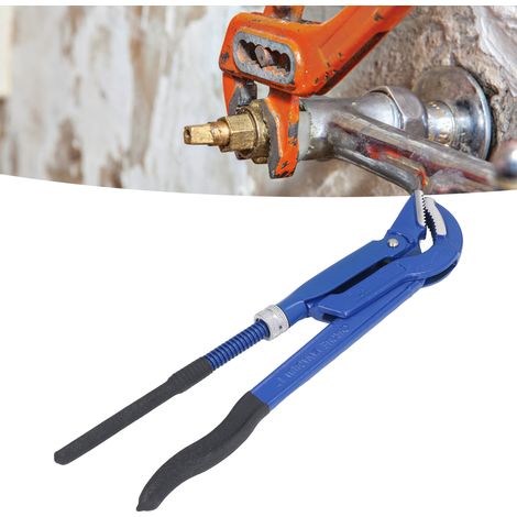 Clé à pipe à 45 degrés pour la plomberie et les accessoires de salle de bain, clé à pipe universelle de 1 pouce (1/5)