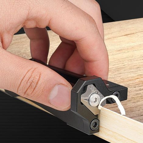 Kantenentgratungsmaschine 20122-R1, manuelles Kantenentgratungswerkzeug, Fasenwerkzeug für Holzbretter, Kantenentgratungswerkzeug, Abrunder für abgerundete Ecken