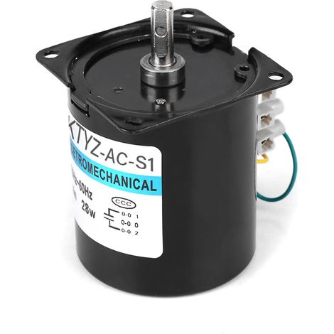 XD68KTYZ-AC S1 AC220V 28W Permanentmagnet-Synchrongetriebemotor Cw CCW 110 U/min (1/5)