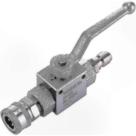 High-Pressure 4500 PSI Ball Valve Set with 3/8" Quick Connect Fittings for Washer Hoses and Accessories (1/4)