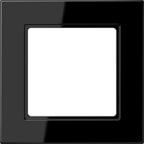 Jung Rahmen 1fach, senkrechte und waagerechte Montage, Thermoplast, A 550, schwarz A5581BFSW (1/2)