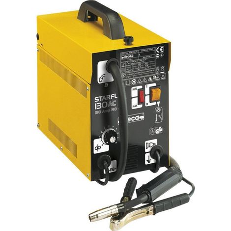 Trade Shop - Deca Starflux 130 Ac Mig/mag Soldador Compacto De Hilo Sin Gas 130 Amperios -