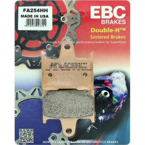 Pastillas de freno reforzadas EBC FA254HH (juego para 1 disco)