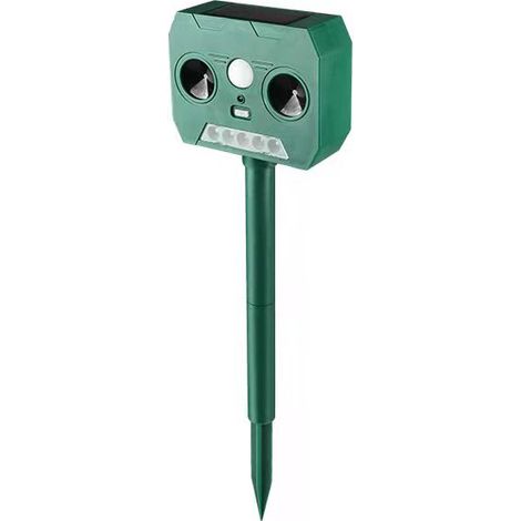 VURAHOME -Répulsif extérieur pour chats, répulsif à ultrasons, répulsif solaire pour chats, répulsif pour chats à ultrasons, répulsif pour chats, répulsif solaire pour taupes, répulsif pour chats, tau (1/5)