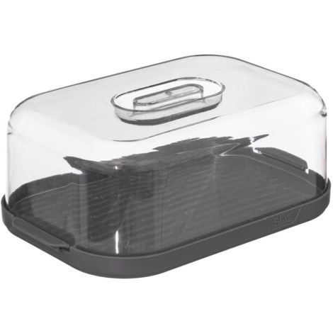 5Five Boîte à fromage fresh eat gris – 28,7 cm x 19 cm x 10,7 cm – Conserve fraîcheur et saveur (1/5)