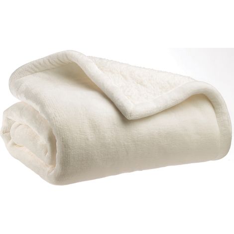 VIVARAISE - Jeté de lit Michka - Couvre-lit douillet double face en polyester (240 x 220 cm) (1/3)