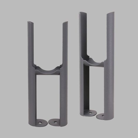 NRG Floor Mounting Radiator Leg Kit for Traditional 2 Bar Radiator Anthracite