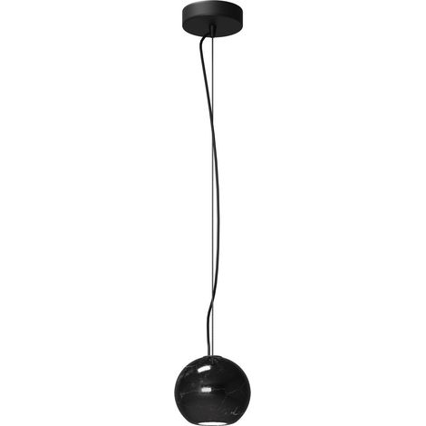 Maytoni Basic Texture Suspension fine à texture basique, noire, culot GU10
