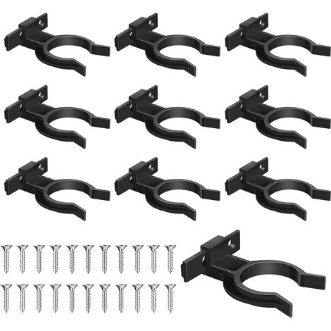 Clip Plinthe Cuisine, 10 Pièces Fixation Plinthe Cuisine, avec 22 Vis, Durable Clips Plinthes Cuisine, pour Pied Meuble Cuisine de 32 à 36 mm, pour la Cuisine ou la Salle de Bain (1/5)