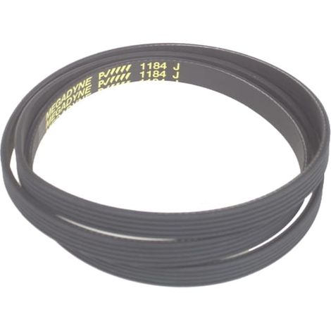 Whirlpool - correa de transmisión poly-v 1184 j5 elástica - 481935810037 - 8058331780438