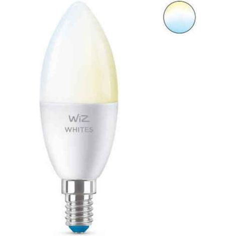 Bombilla Inteligente LED E14 Casquillo Fino 4.9W 470 lm C37 WiFi + Bluetooth Regulable CCT WIZ Seleccionable (Cálido-Neutro-Frío) (1/5)