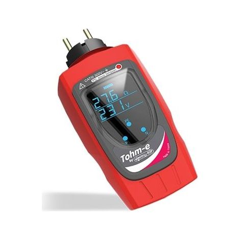 Contrôleur mesureur de terre à tête rotative – Multimètre CAT III 300V – Mesure 50-440V AC – Écran LCD avec code couleur – Turbotronic (1/3)