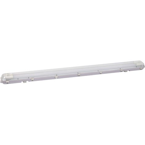 Gefom LED-Rasterleuchte wasserdicht grau 120 cm 36W 4000K