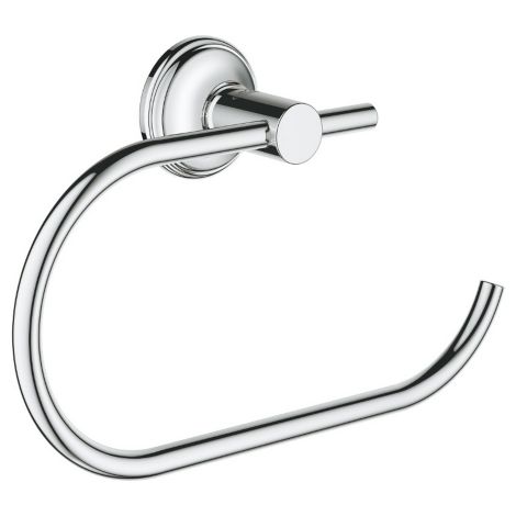 Grohe Essentials Authenic Portarotolo in metallo a parete accessori per il bagno porta carta igienica (1/2)