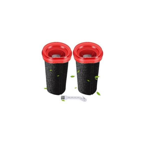 2 filtri di ricambio per aspirapolvere Bosch Flexxo Serie 4 (codici BBH32101, BBH3ZOO25, BBH3211GB, 25,2 V / 21,6 V)