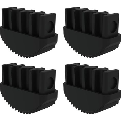 Günzburger Steigtechnik 4x sabots intérieurs pour échelles jusqu'à 2004 73 x 25 mm - 019191