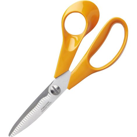 FORBICI DA CUCINA CM.18 FISKARS IN ACCIAIO INOX MANICO ERGONOMICO (1/4)