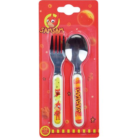 Samsam Ensemble Couverts Inox (Fourchette, Cuillere)