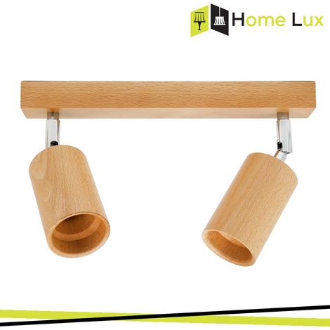 APPLIQUE APPWO 2XGU10 IN LEGNO (1/3)