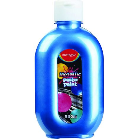 Tempera blu metallizzata 300 ml