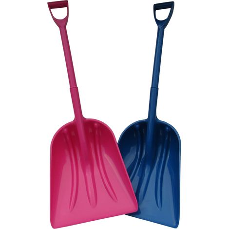 Plastic Shovel Spade (Garden Horse Snow Hand Stable Blue Or Pink) (1/5)