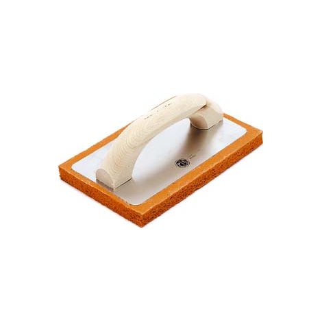 FRATTONE IN SPUGNA ARANCIO MANICO LEGNO ART.820  cm.24x10 art.820/2    PAVAN